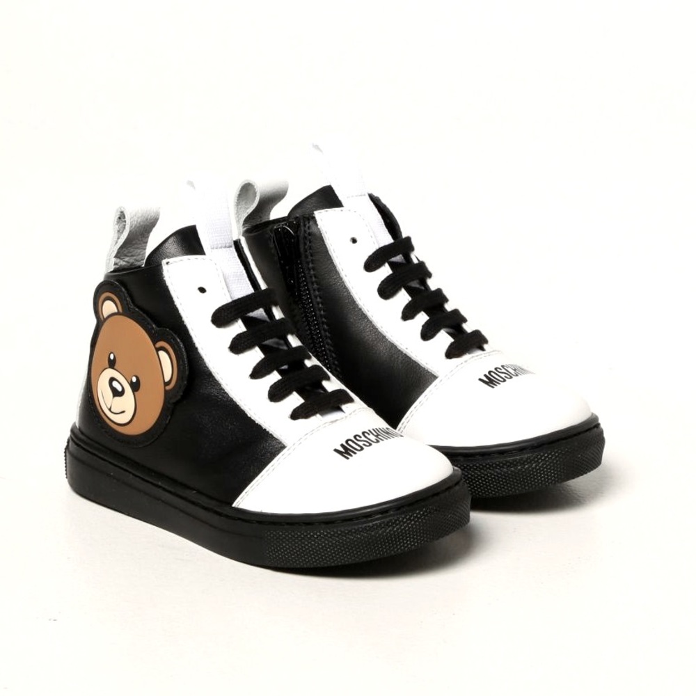 Moschino Teddy Leather Sneakers
